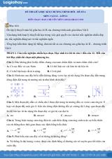 Đề thi giữa học kì 2 Vật lí 12 Kết nối tri thức - Đề số 4